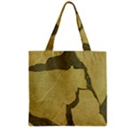 Stylish Gold Stone Zipper Grocery Tote Bag