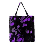 Painter was here - purple Grocery Tote Bag