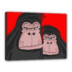 Gorillas Canvas 16  x 12 