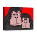 Gorillas Deluxe Canvas 16  x 12  