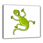 Green lizard Canvas 24  x 20 