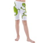 Green lizard Kids  Mid Length Swim Shorts