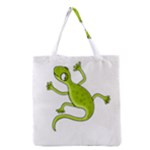 Green lizard Grocery Tote Bag