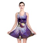 Purple Abstract Geometric Dream Reversible Skater Dress