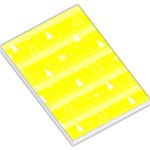 Yellow Xmas Large Memo Pads