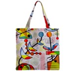 Happy day Zipper Grocery Tote Bag
