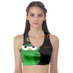 Who is a witch? - green Sports Bra