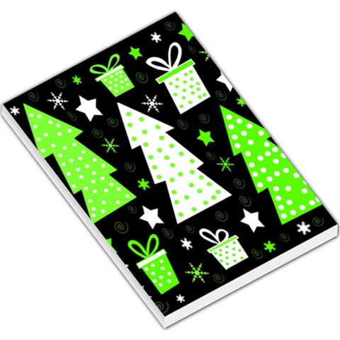 Green Playful Xmas Large Memo Pads from ZippyPress