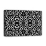 Black and White Tribal Pattern Deluxe Canvas 18  x 12  