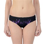 Purple elegant Xmas Hipster Bikini Bottoms