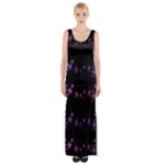 Purple elegant Xmas Maxi Thigh Split Dress