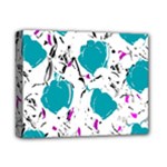 Cyan roses Deluxe Canvas 14  x 11 