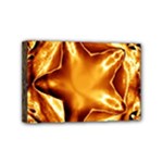 Elegant Gold Copper Shiny Elegant Christmas Star Mini Canvas 6  x 4 