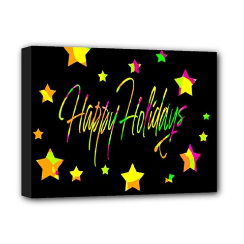 Happy Holidays 4 Deluxe Canvas 16  x 12   from ZippyPress