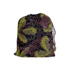 Abstract garden Drawstring Pouches (Large) 