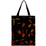 Floral abstraction Zipper Classic Tote Bag