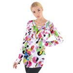 Colorful pother Women s Tie Up Tee