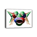 Futuristic Funny Monster Character Face Mini Canvas 6  x 4 