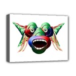 Futuristic Funny Monster Character Face Deluxe Canvas 16  x 12  