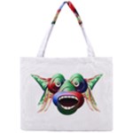 Futuristic Funny Monster Character Face Mini Tote Bag