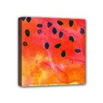 Abstract Watermelon Mini Canvas 4  x 4 