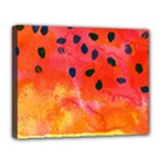Abstract Watermelon Canvas 14  x 11 