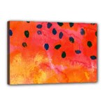 Abstract Watermelon Canvas 18  x 12 