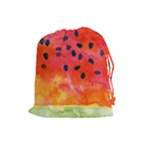 Abstract Watermelon Drawstring Pouches (Large) 