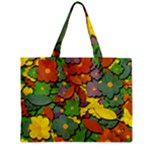 Decorative flowers Zipper Mini Tote Bag