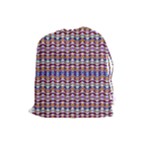 Ethnic Colorful Pattern Drawstring Pouches (Large) 