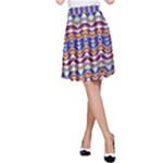 Ethnic Colorful Pattern A-Line Skirt