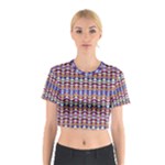 Ethnic Colorful Pattern Cotton Crop Top