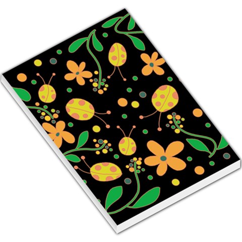 Ladybugs and flowers 3 Large Memo Pads from ZippyPress