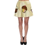 Colorful cupcakes pattern Skater Skirt
