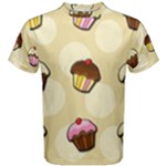 Colorful cupcakes pattern Men s Cotton Tee