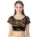 Bakery 2 Short Sleeve Crop Top (Tight Fit)