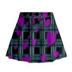 Purple love Mini Flare Skirt