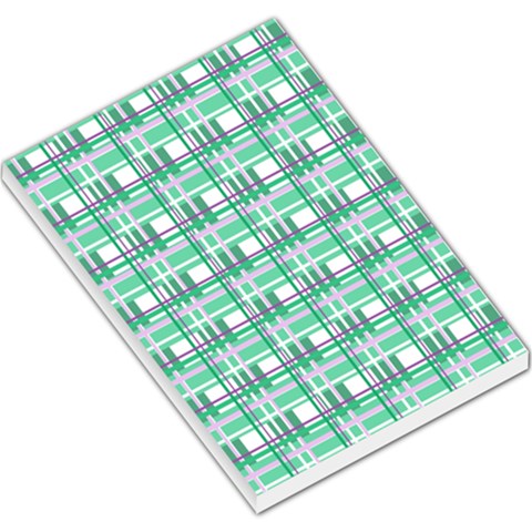 Green plaid pattern Large Memo Pads from ZippyPress