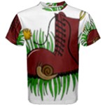 Boot in the grass Men s Cotton Tee