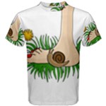 Barefoot in the grass Men s Cotton Tee