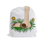 Barefoot in the grass Drawstring Pouches (Extra Large)