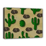 Cactuses Canvas 16  x 12 