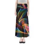 Crystal Rainbow, Abstract Winds Of Love  Maxi Skirts
