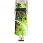 Dawn Of Time, Abstract Lime & Gold Emerge Maxi Skirts
