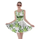 Gray Cannabis Marijuana Skater Dress