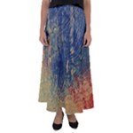 3 colors paint                  Flared Maxi Skirt