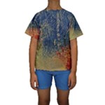 3 colors paint                     Kid s Short Sleeve Swimwear
