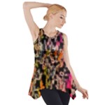 Colorful texture                     Side Drop Tank Tunic
