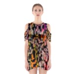 Colorful texture                     Women s Cutout Shoulder Dress