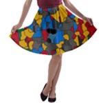 Stained glass                        A-line Skirt